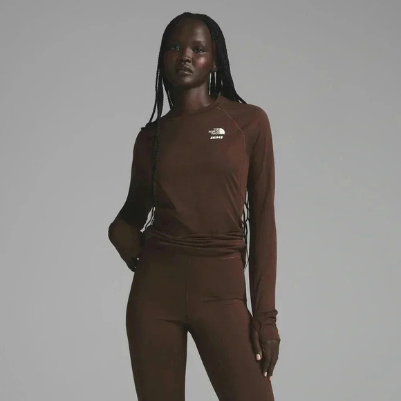 The North Face x SKIMS Dotknit Long Sleeve Top - Picture 1 of 4